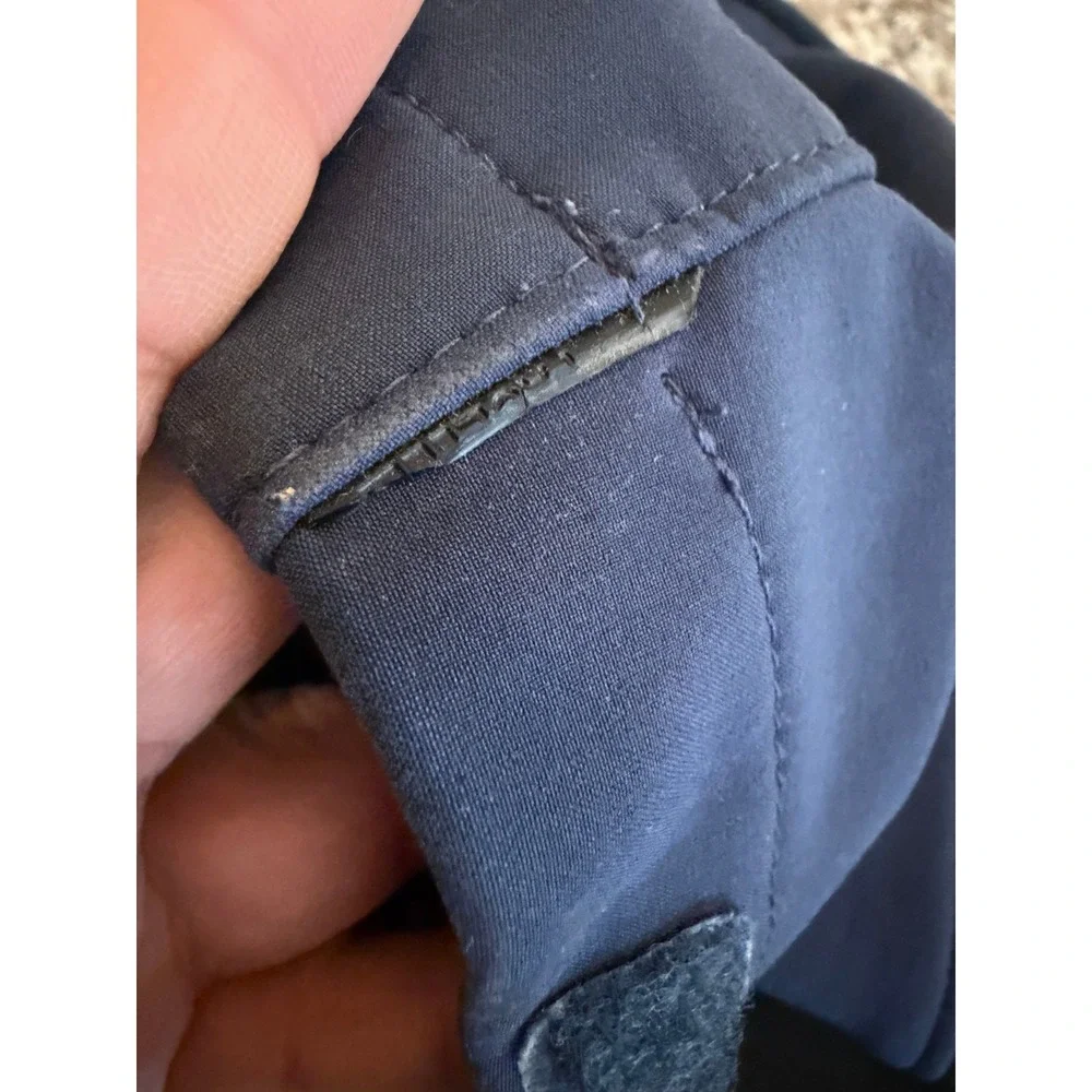 The North Face Mens Softshell Jacket‎ Blue Black Full Zip As Is Size M